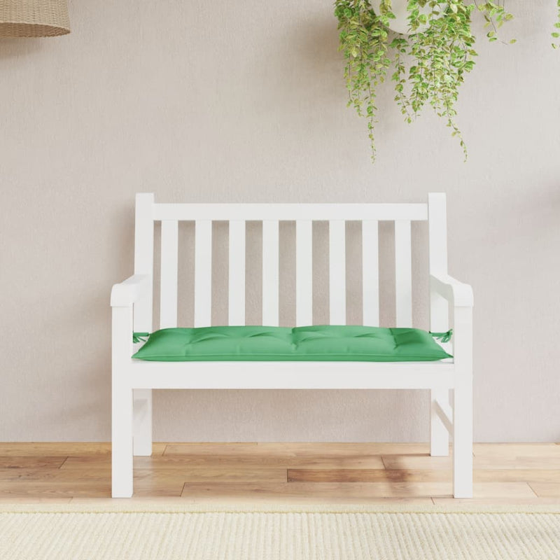 Load image into Gallery viewer, Vidaxl tuinbankkussen 100x50x7 cm oxford stof groen

