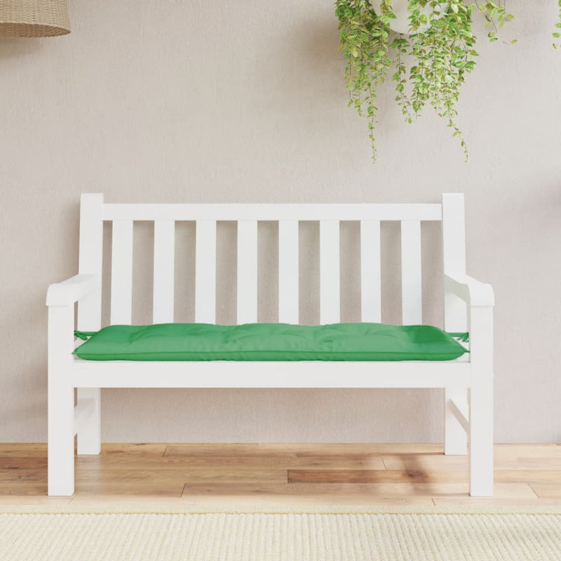 Load image into Gallery viewer, Vidaxl tuinbankkussen 120x50x7 cm oxford stof groen
