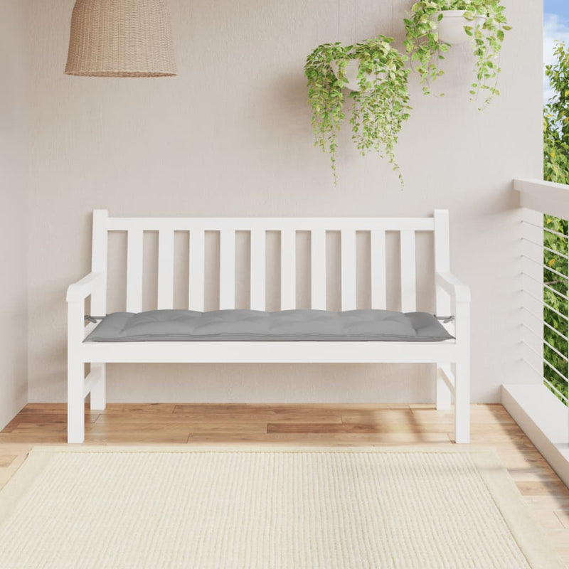 Load image into Gallery viewer, Vidaxl tuinbankkussen 150x50x7 cm oxford stof grijs
