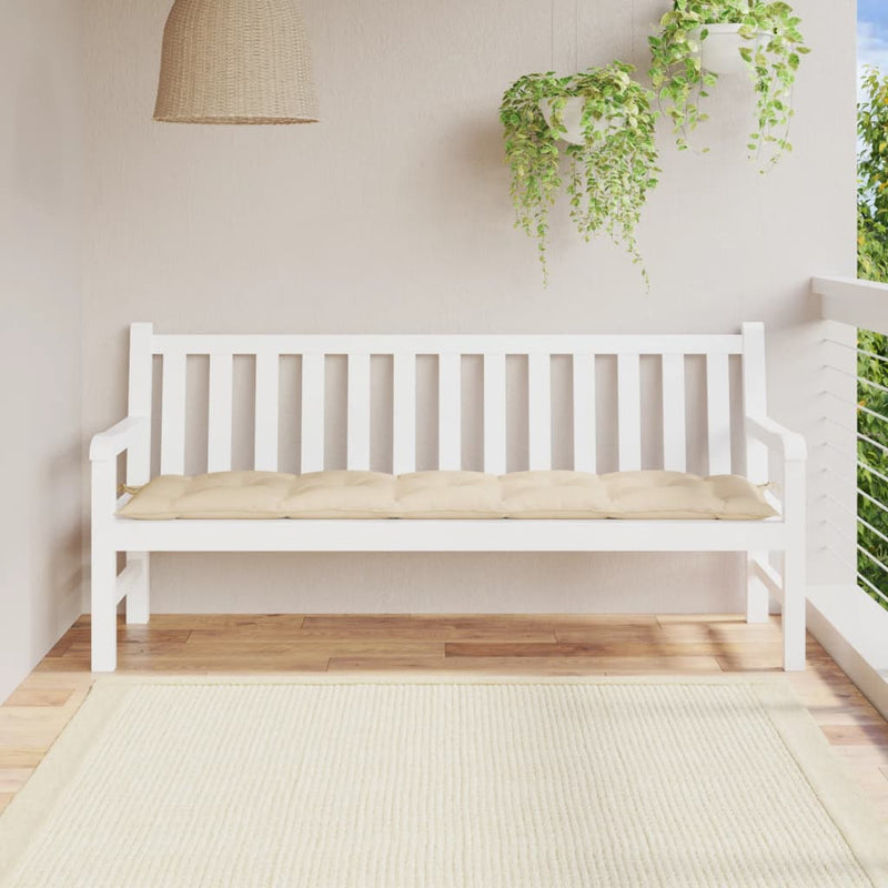 Load image into Gallery viewer, Vidaxl tuinbankkussen 180x50x7 cm oxford stof beige
