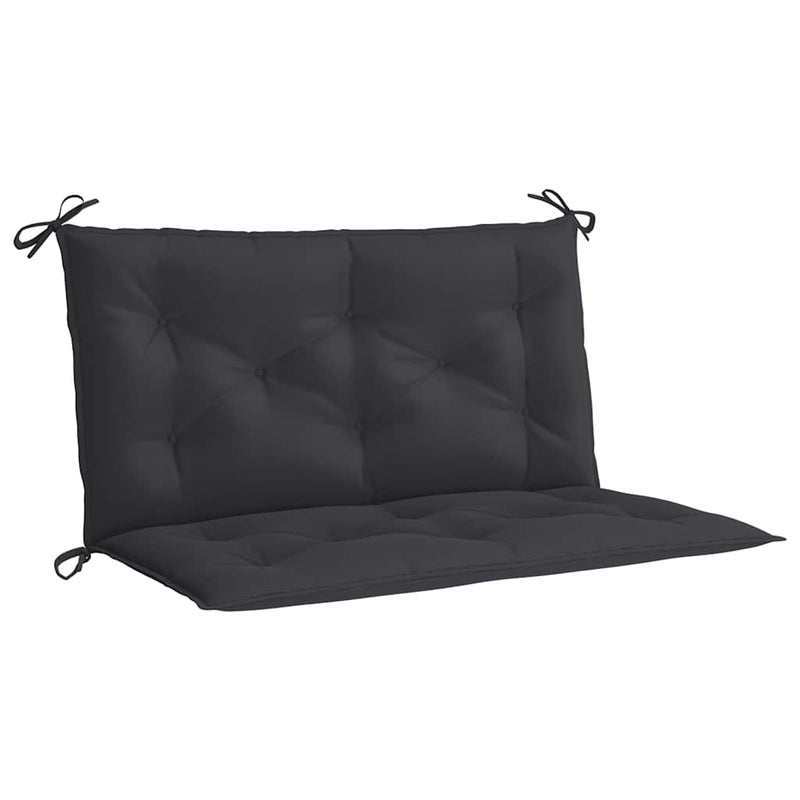 Load image into Gallery viewer, Vidaxl tuinbankkussen 100x(50+50)x7 cm oxford stof zwart
