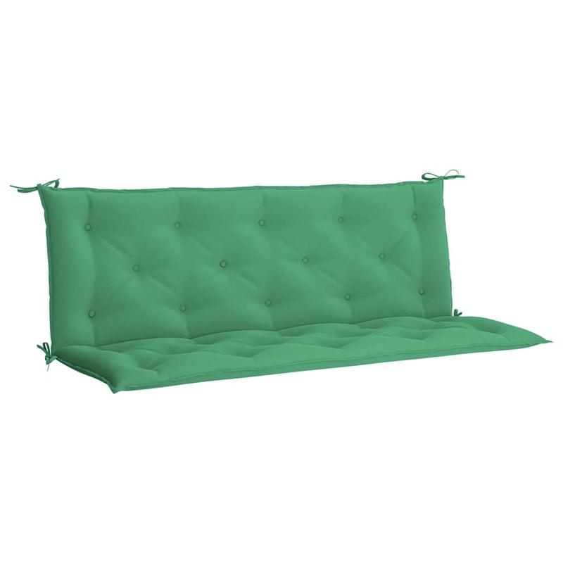 Afbeelding laden in galerijviewer, Vidaxl tuinbankkussen 150x(50+50)x7 cm oxford stof groen
