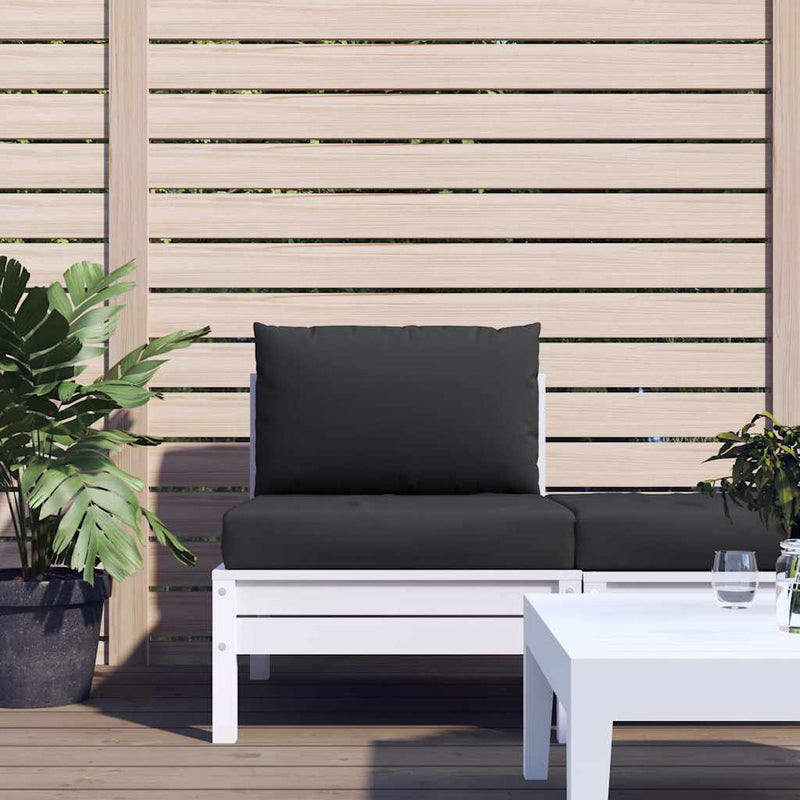 Load image into Gallery viewer, Vidaxl palletkussens 2 st stof zwart

