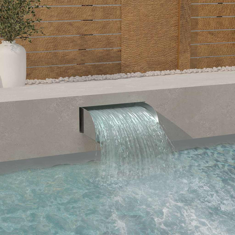 Load image into Gallery viewer, Vidaxl waterval met led's 45x34x14 cm roestvrij staal 304
