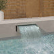 Vidaxl waterval 60x34x14 cm roestvrij staal 304
