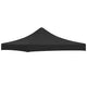 Vidaxl partytentdak 270 g m² 3x3 m zwart