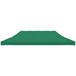 Vidaxl partytentdak 270 g m² 6x3 m groen