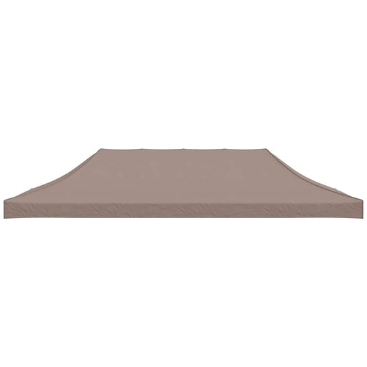 Vidaxl partytentdak 270 g m² 6x3 m taupe