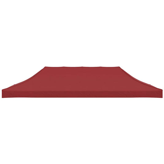 Vidaxl partytentdak 270 g m² 6x3 m bordeauxrood