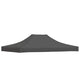 Vidaxl partytentdak 270 g m² 4x3 m antraciet
