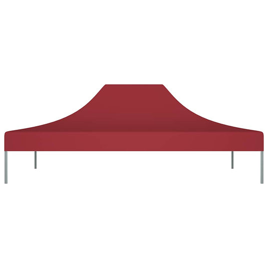 Vidaxl partytentdak 270 g m² 4x3 m bordeauxrood