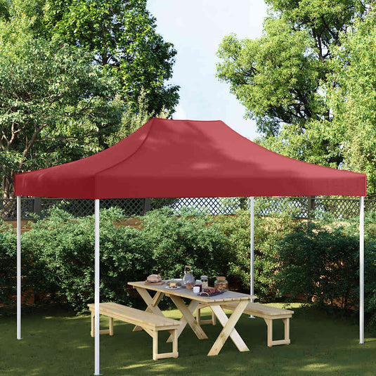 Vidaxl partytentdak 270 g m² 4x3 m bordeauxrood