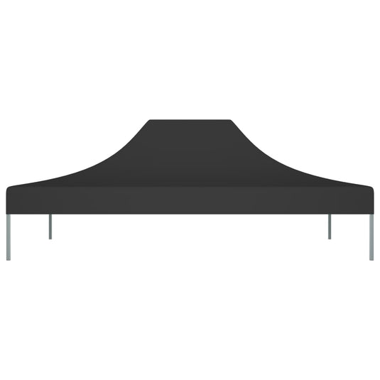 Vidaxl partytentdak 270 g m² 4x3 m zwart