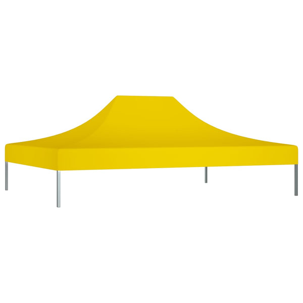 VidaXL Partytentdak 270 g m² 4x3 m geel