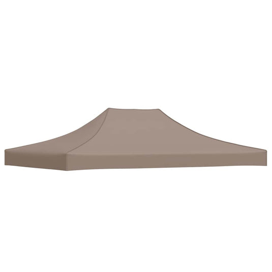 Vidaxl partytentdak 270 g m² 4,5x3 m taupe