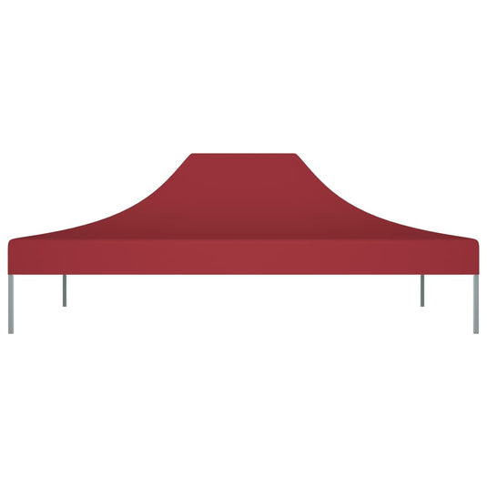 Vidaxl partytentdak 270 g m² 4,5x3 m bordeauxrood