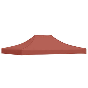 Vidaxl partytentdak 270 g m² 4,5x3 m terracottakleurig
