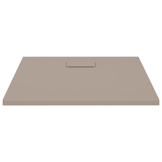 Vidaxl douchebak 90x90 cm smc bruin