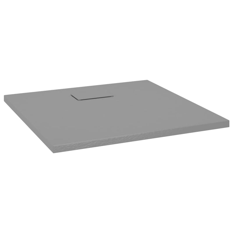 Load image into Gallery viewer, Vidaxl douchebak 90x90 cm smc grijs
