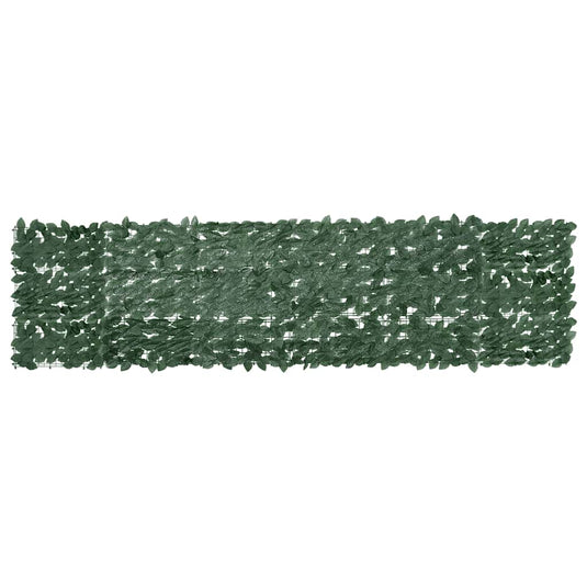 Vidaxl balkonscherm met donkergroene bladeren 300x75 cm