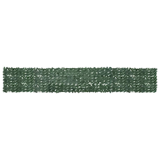 Vidaxl balkonscherm met donkergroene bladeren 500x75 cm