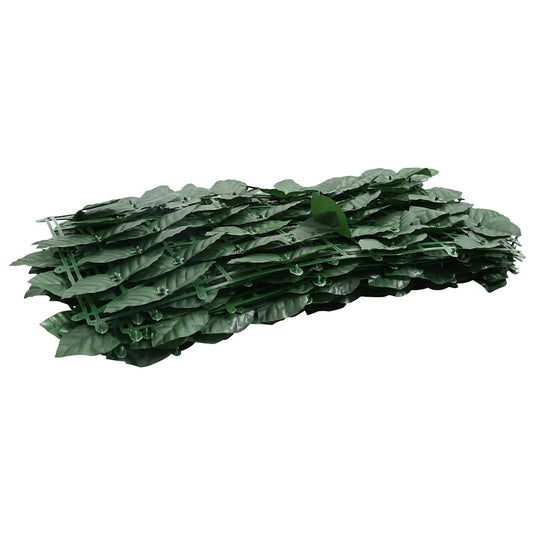 Vidaxl balkonscherm met donkergroene bladeren 500x75 cm