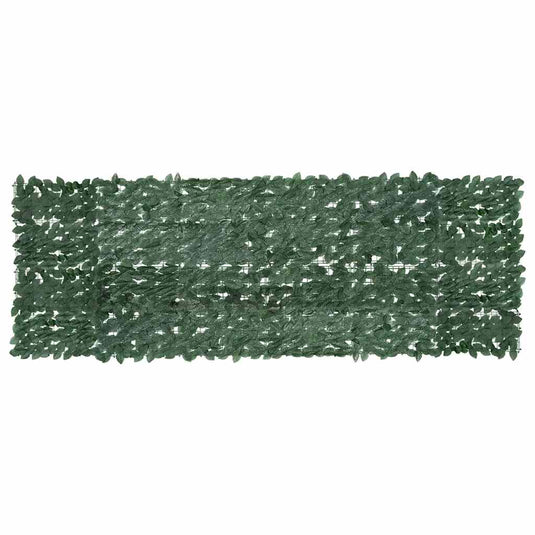 Vidaxl balkonscherm met donkergroene bladeren 300x100 cm