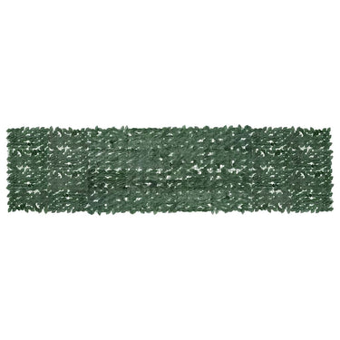Vidaxl balkonscherm met donkergroene bladeren 400x100 cm