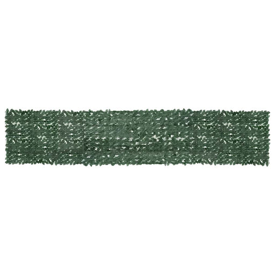 Vidaxl balkonscherm met donkergroene bladeren 500x100 cm