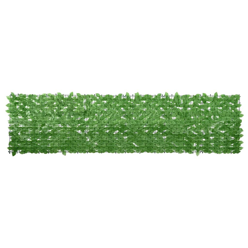 Load image into Gallery viewer, Vidaxl balkonscherm met groene bladeren 300x75 cm
