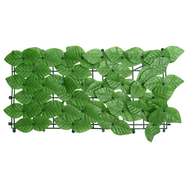 Vidaxl balkonscherm met groene bladeren 400x75 cm