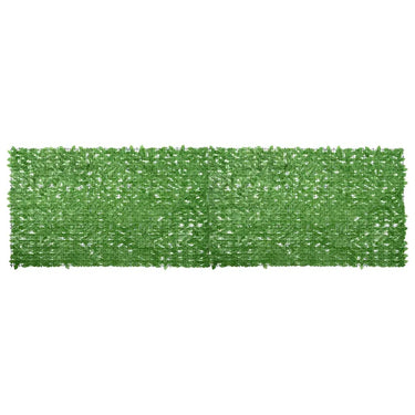 Vidaxl balkonscherm met groene bladeren 500x150 cm