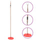 Vidaxl schotelschommel 200 cm rood