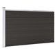 Vidaxl schuttingpaneel 175x105 cm hkc zwart