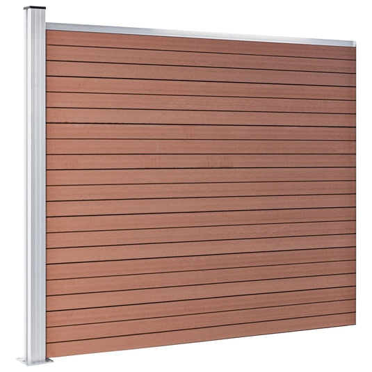 Vidaxl schuttingpaneel 175x146 cm hkc bruin