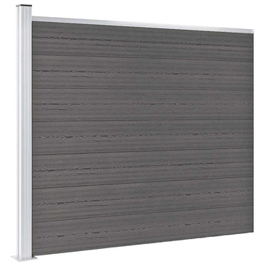 Vidaxl schuttingpaneel 175x146 cm hkc grijs