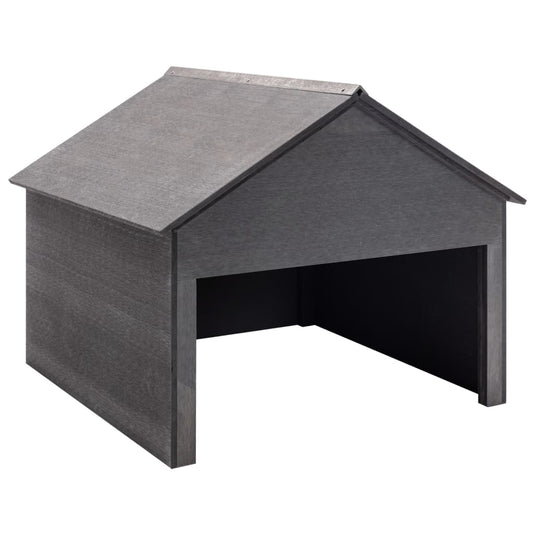 Vidaxl overkapping voor grasmaaier 80x80x70 cm hkc