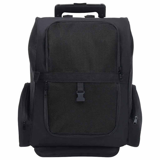 Vidaxl huisdierentrolley inklapbaar zwart