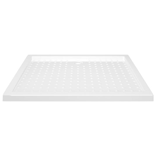 Vidaxl douchebak met noppen 80x100x4 cm abs wit