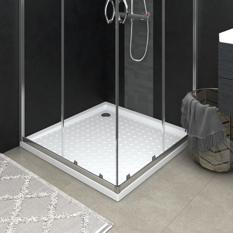 Load image into Gallery viewer, Vidaxl douchebak met noppen 90x90x4 cm abs wit
