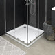 Vidaxl douchebak met noppen 80x80x4 cm abs wit