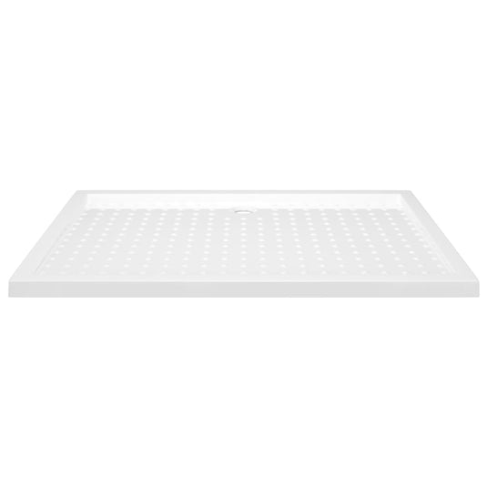 Vidaxl douchebak met noppen 80x120x4 cm abs wit