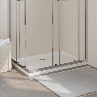Vidaxl douchebak rechthoekig 70x100 cm abs wit