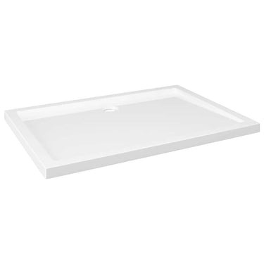 Vidaxl douchebak rechthoekig 80x110 cm abs wit
