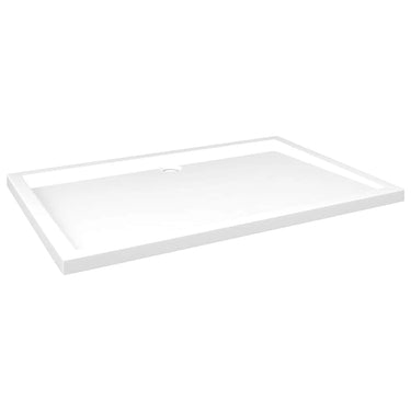 Vidaxl douchebak rechthoekig 80x120 cm abs wit