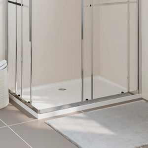 Vidaxl douchebak rechthoekig 80x120 cm abs wit