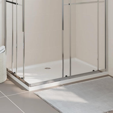 Vidaxl douchebak rechthoekig 80x120 cm abs wit
