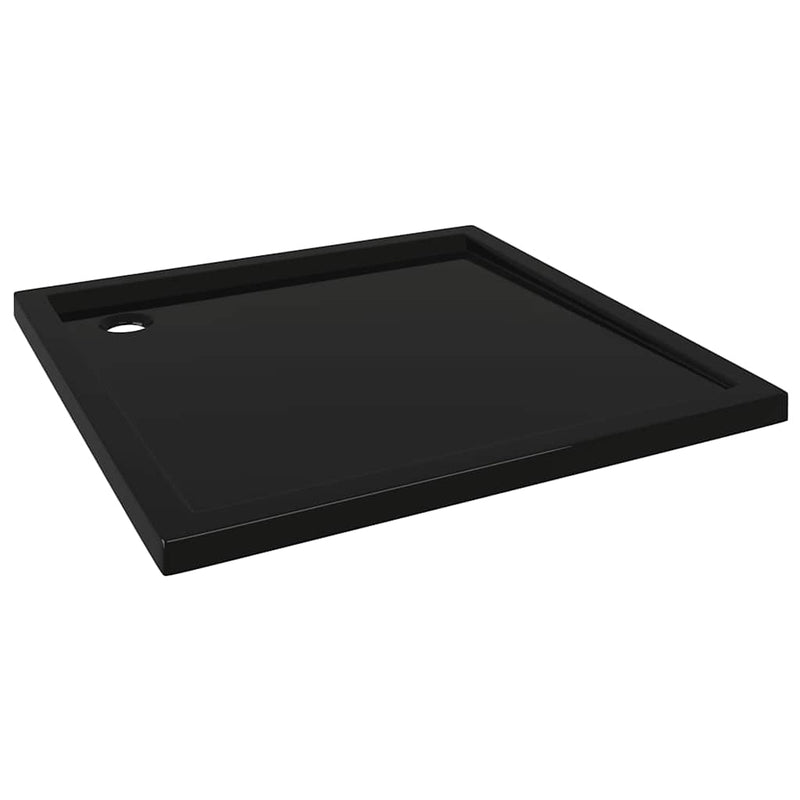 Load image into Gallery viewer, Vidaxl douchebak vierkant 80x80 cm abs zwart
