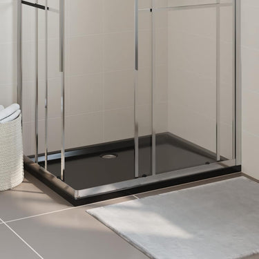 Vidaxl douchebak rechthoekig 80x110 cm abs zwart