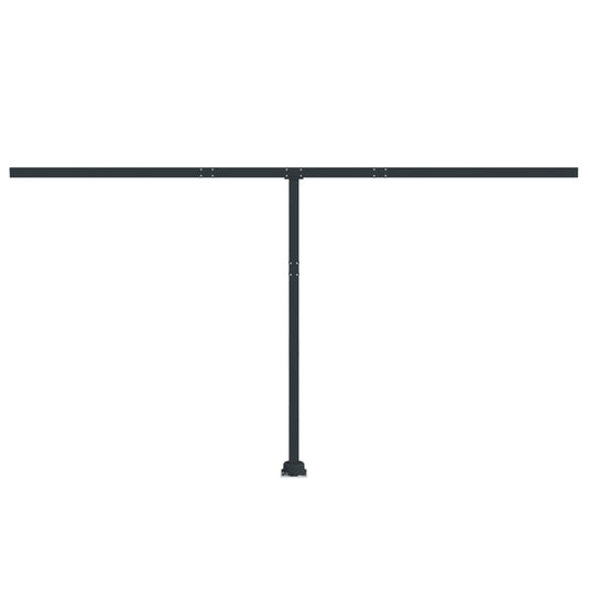 VidaXL Luifelpaalset 450x245 cm ijzer antracietkleurig